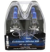 Load image into Gallery viewer, Hella Optilux H1 100W XB Extreme White Bulbs (Pair)