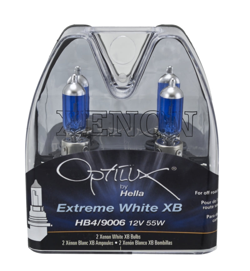 Hella 9006 12V 55W Xen White Bulb (Pair)